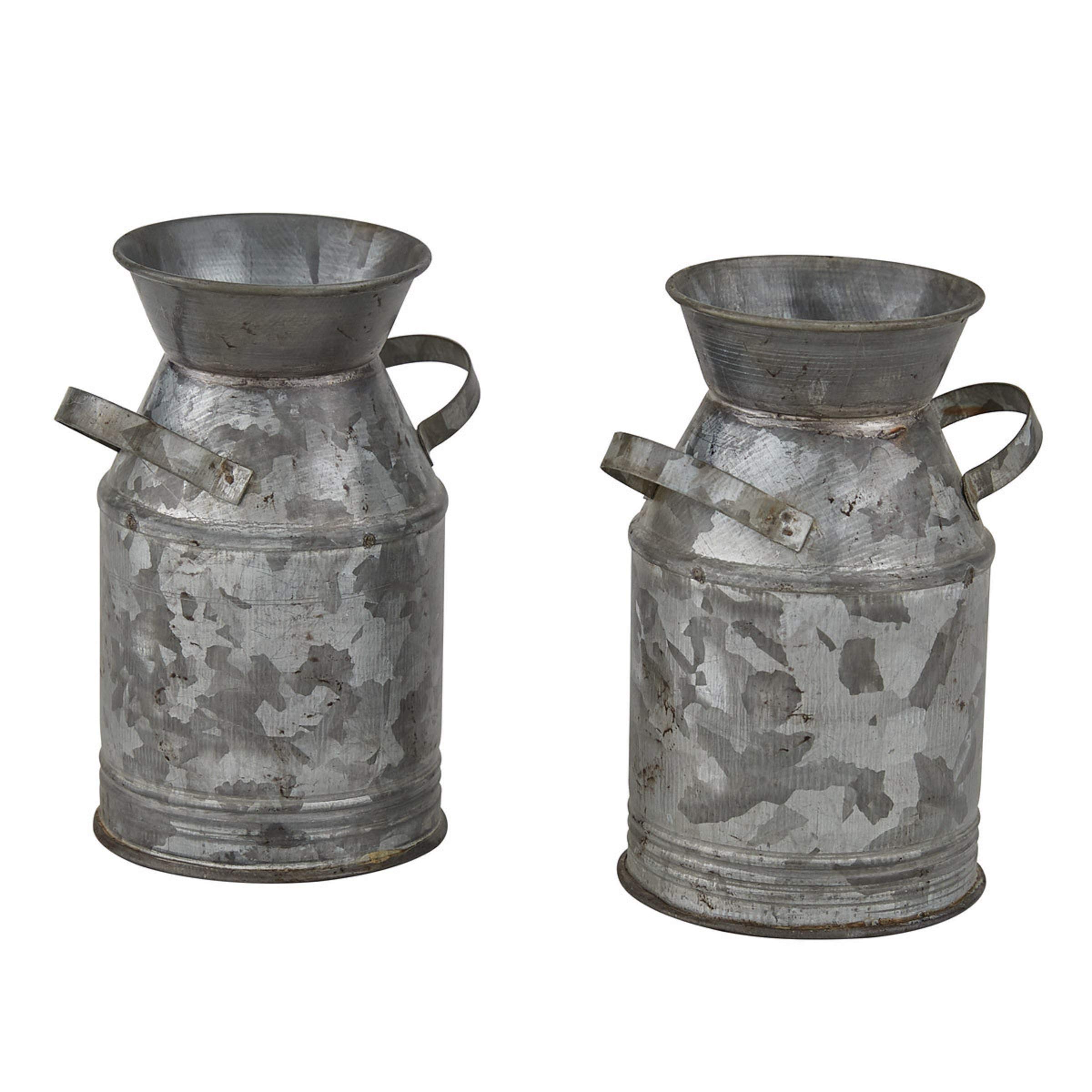 Amazon.com: Park Designs Galvanized Milk Can Salt & Pepper Set